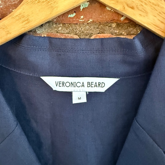 Veronica Beard Marine Kasa Top - Picture 5 of 6